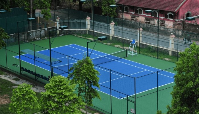 Địa điểm sân tennis trong nhà