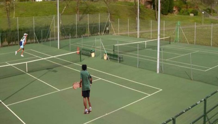 Sân tennis trong nhà đạt tiêu chuẩn quốc tế